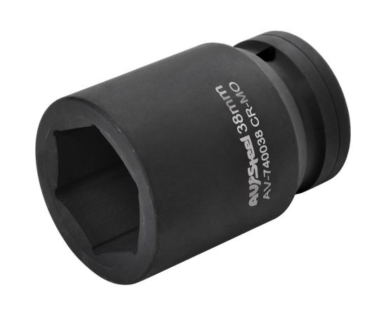 Головка ударная шестигранная (38 мм; 1DR) AV Steel AV-740038 – изображение 4