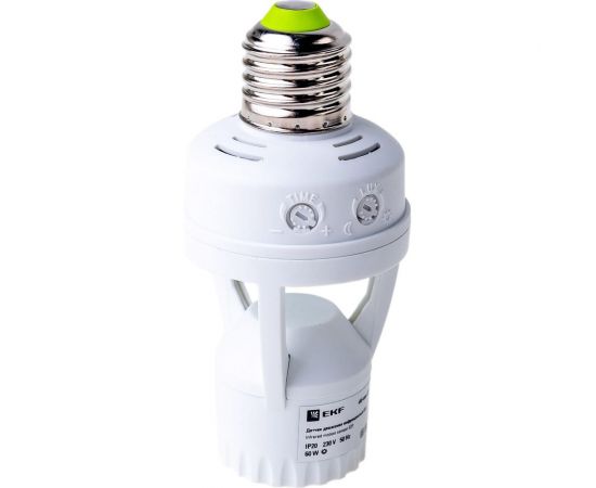 ИК датчик движения EKF, E27 60Вт 360гр до 7м IP20 PROxima dd-ms-E27 – изображение 4