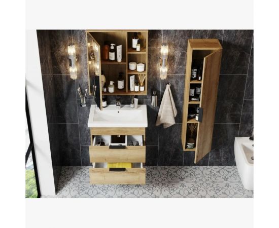 Зеркальный шкаф Onika ЛЕГРАН дуб галифакс 70.00У 207036 – изображение 4