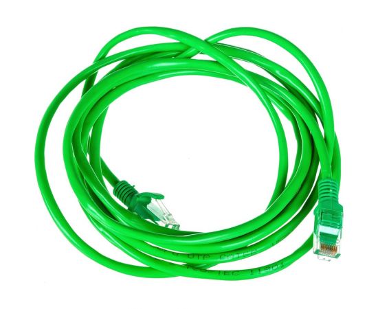 Патч-корд ExeGate UTP-RJ45-RJ45-5e-3M-GN, UTP, cat.5e, 3м, зеленый 258678 