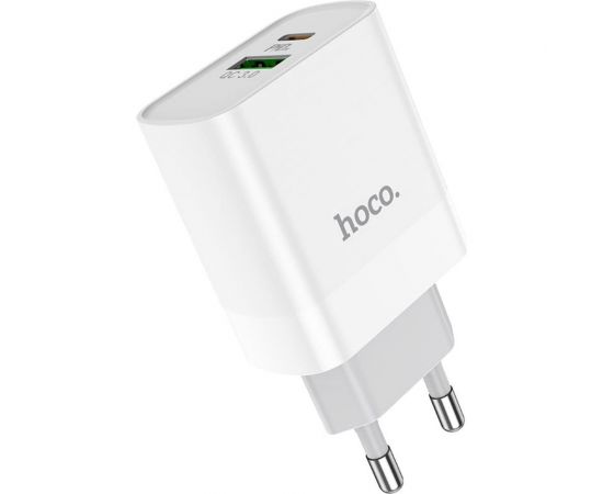 Зарядное устройство Hoco C80A Rapido PD20W+QC3.0 charger, type-c, usb EU, белый 796271 