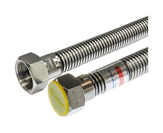 Подводка для газа СТМ ГАЗ сильфонная, 1/2"", гайка-гайка, 200 см CGHF1220 