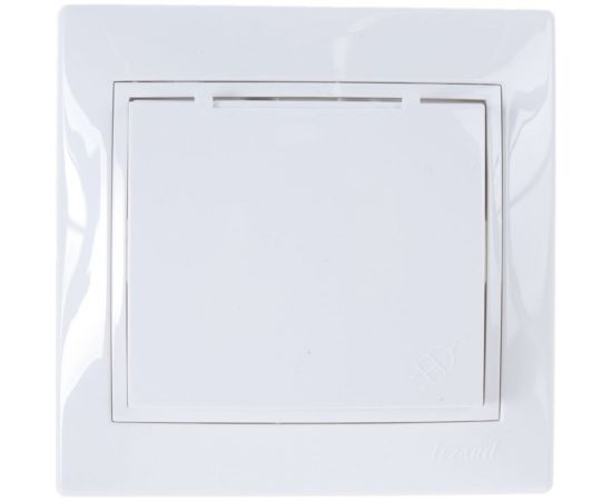 Розетка LEZARD MIRA с/ з с крышкой керамика белый с белой вставкой 701-0202-123 