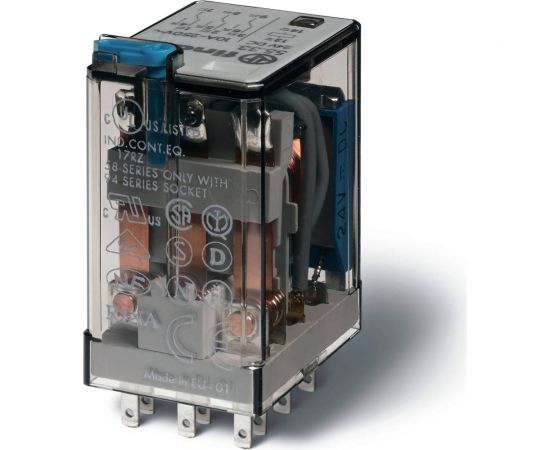 Промежуточное реле Finder 3 перекидных контакта 10А, 230В AC, 553382300010 