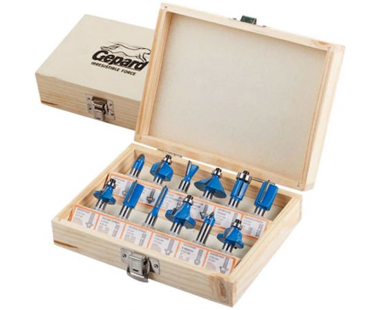 Набор фрез 12 шт, 8 мм Gepard GP2300-08 