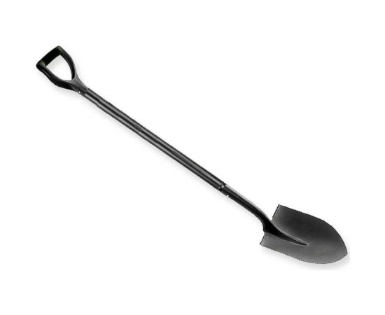 Штыковая лопата Рустрейд Американка с металлическим черенком и v-образной ручкой СИ-01248 