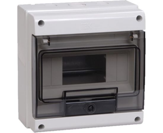 Щит IEK ЩРн-П-8 КМПн 1/8 прозрачная дверца, IP66, белый, ИЭК MKP73-N-08-66 