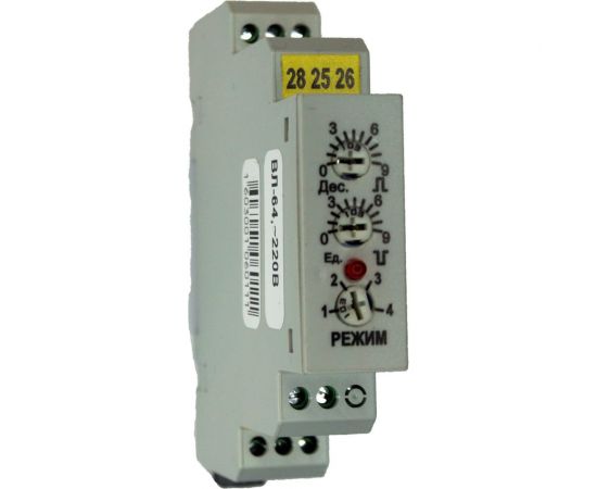 Реле времени Техносфера ВЛ-64, 220В, 8А 1603001060111 