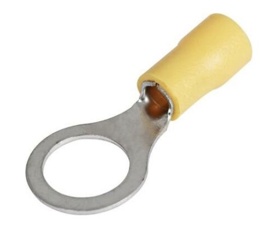 Кольцевой изолированный наконечник HLT НКИ 5.5-6 кольцо 4-6 мм желтый упаковка 100 шт 084-04-11,084-04-011 4670042790823 