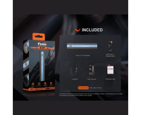 Фонарь Fenix E-CP черный ecp – изображение 2