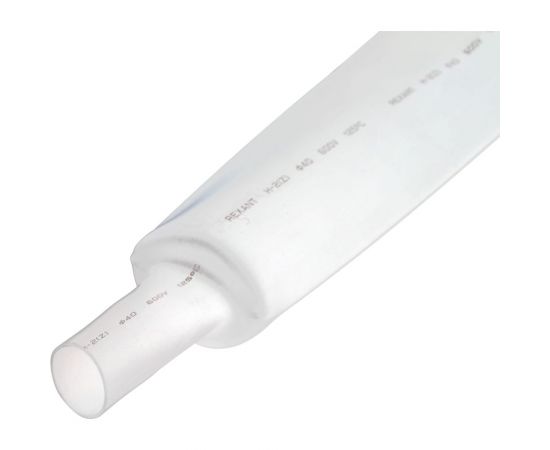 Термоусадочная трубка REXANT ТУТнг 30.0 / 15.0 мм 1м белая 10 шт 23-0001 – изображение 2