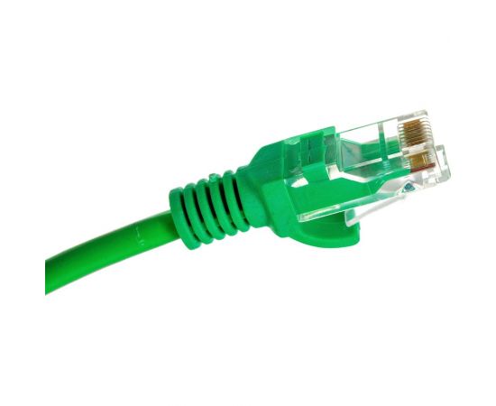 Патч-корд ExeGate UTP-RJ45-RJ45-5e-3M-GN, UTP, cat.5e, 3м, зеленый 258678 – изображение 2