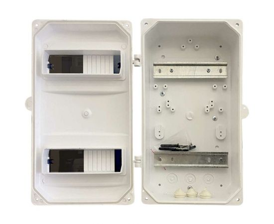 Распределительный навесной пластиковый корпус KRZMI ЩРН- 16 пл IP55 4651117991444 – изображение 2