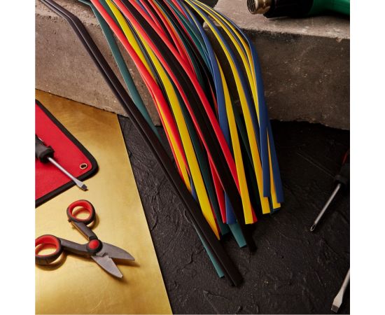 Набор термоусадочной трубки REXANT 8.0/4.0 мм, 1м, 5 цветов, 50 шт. 29-0158 – изображение 3