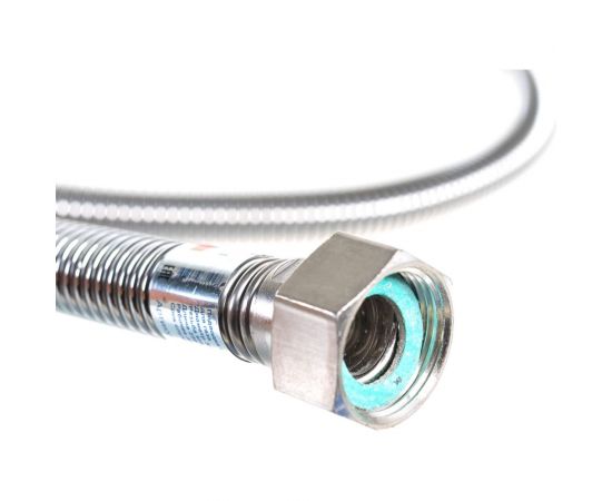 Подводка для газа СТМ ГАЗ сильфонная, 3/4"", гайка-штуцер, 250 см CGHM3425 – изображение 3