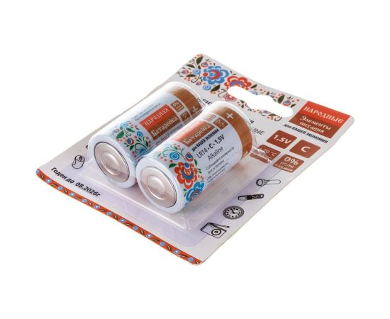 Элемент питания TDM LR14 C Alkaline 1,5V BP-2 Народный SQ1702-0014 – изображение 3
