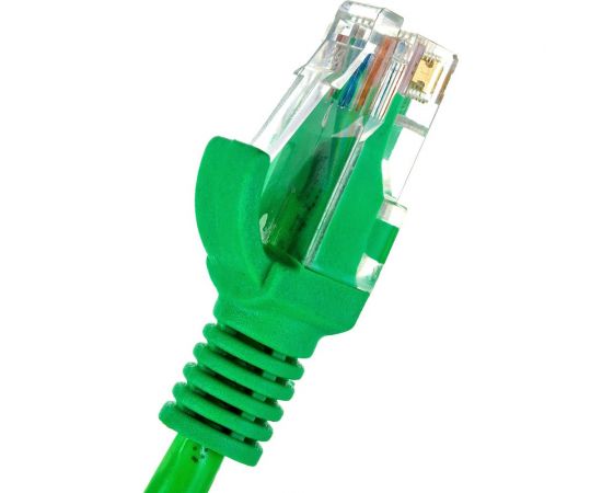 Патч-корд ExeGate UTP-RJ45-RJ45-5e-3M-GN, UTP, cat.5e, 3м, зеленый 258678 – изображение 3