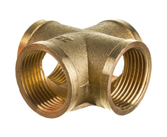 Крестовина LEXLINE 1 вн/вн/вн/вн., латунь 25 Украина 516616 – изображение 3