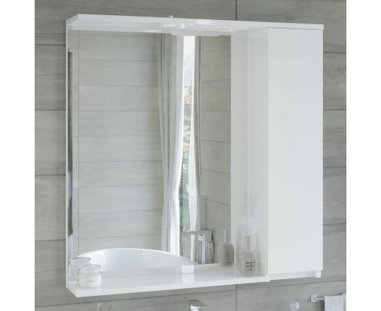 Подвесной зеркальный шкаф Sanstar Квадро 60 127.1-2.4.1. – изображение 3