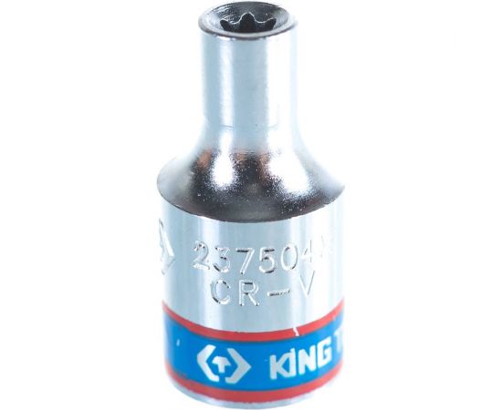 Головка торцевая E-STAR (E4; 1/4""; 24 мм) KING TONY 237504M – изображение 3