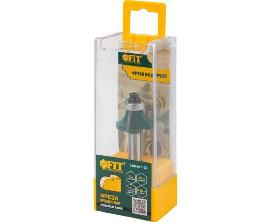 Фреза кромочная калевочная с подшипником (25х11х55.3 мм) FIT 3605-081125 – изображение 5