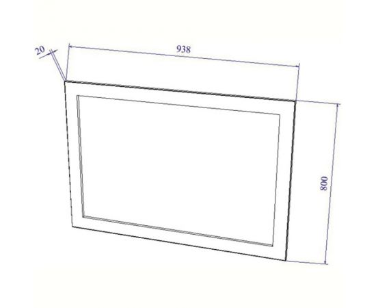 Зеркало Sanflor Ванесса 95 белый С15326 – изображение 5