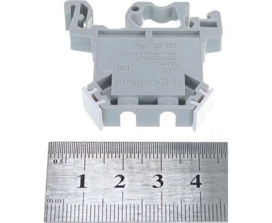 Клеммная колодка ЗНИ-6, 6 мм2, серый IEK YZN10-006-K03 – изображение 6