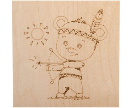 Доски для выжигания REXANT Мишка, 5шт. 12-0931 – изображение 6