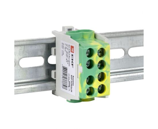 Распределительная клемма EKF КСР с двойным винтом 2x25/2x16 желто-зеленая PROxima ksr-2.25-2.16-y-green – изображение 7