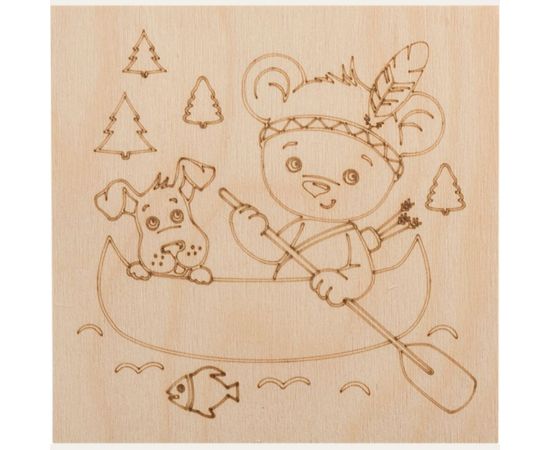 Доски для выжигания REXANT Мишка, 5шт. 12-0931 – изображение 8