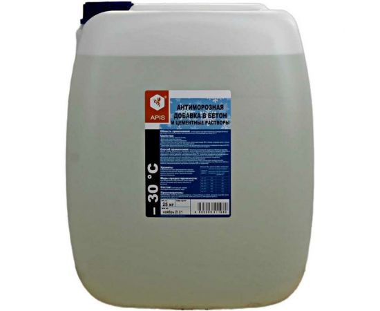 Антиморозная добавка в бетон APIS (-30 градусов; канистра; 25 кг) 4665296516978 