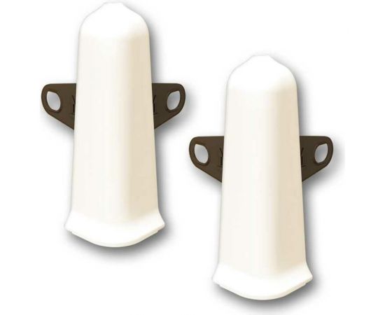 Наружный угол для плинтуса DECONIKA (70 мм; 034 Свт слоновая кость; 2 шт.) Д-П70-Нк-Ф2 034 СВТ СЛК 