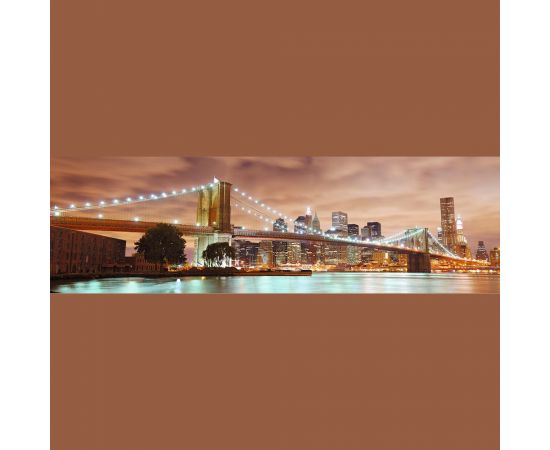 Кухонная панель ООО Пластмаркет Бруклинский мост (ПВХ; 600x2000 мм) 4680009854802 