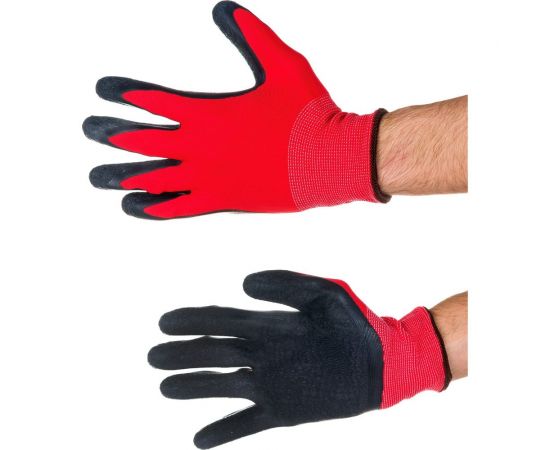 Перчатки с латексным покрытием АМПАРО Палермо р 9, 2 пары 497902-9 