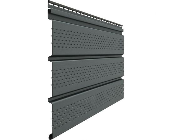 Перфорированный софит Docke Premium графит PSTR-1086 