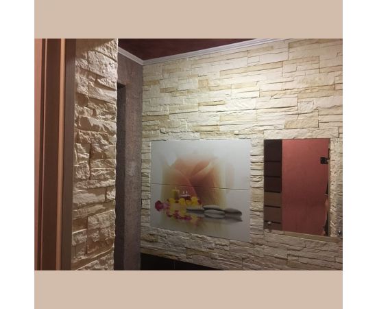 Плитка гипсовая ООО ПП Апогей Сланец Бежевый АК-04 беж – изображение 2