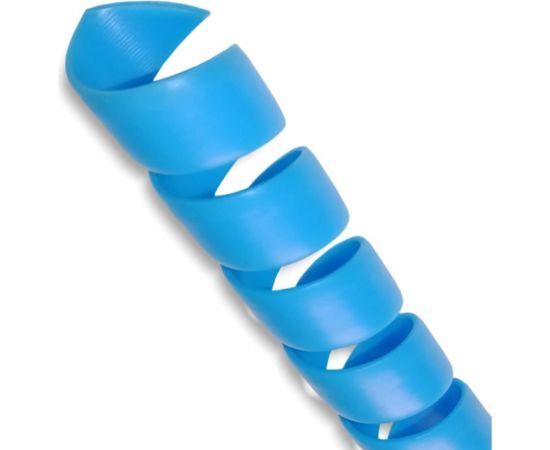 Спиральная пластиковая защита SG PARLMU -20-F14, полипропилен, размер 20, плоская поверхность, цвет голубой, длина 1 м PR0400200 – изображение 2