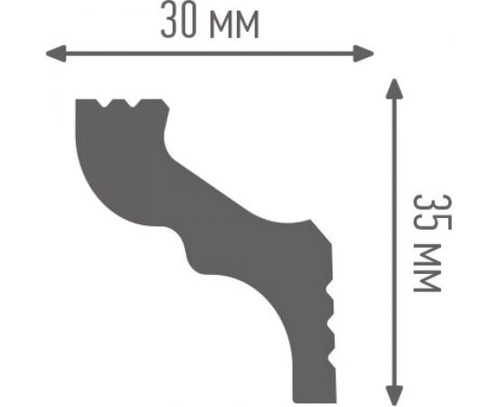Плинтус ПЛИНТЭКС H 30/35 бежевый 24607173945963 – изображение 2