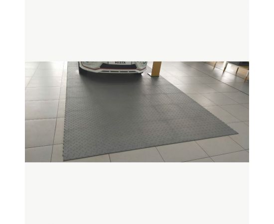 Модульное напольное покрытие ПластФактор SENSOR RICE-5-500-500, Ral 7037, 14 шт. 4627080342866 – изображение 2