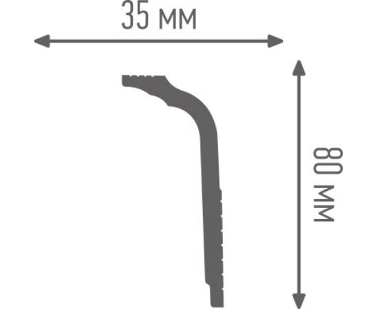 Плинтус ПЛИНТЭКС IC 35х80 мм 24607173945550 – изображение 2