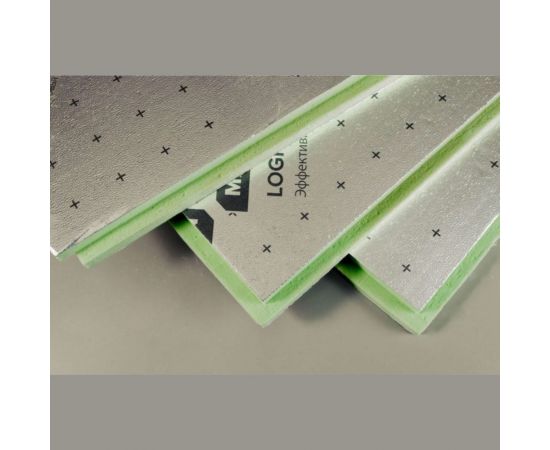 Термоплита Технониколь LOGICPIR Ф/Ф (1190x590x30 мм; упаковка 8 шт.) TN650050 – изображение 2