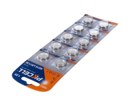 Щелочной/алкалиновый элемент питания PKCELL тип - LR54AG10 10 шт в блистере AG10-10B – изображение 4