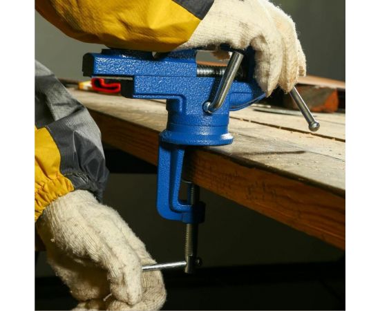 Слесарные тиски DEKO CL08, настольные, поворотные, 60 мм 065-0960 – изображение 4