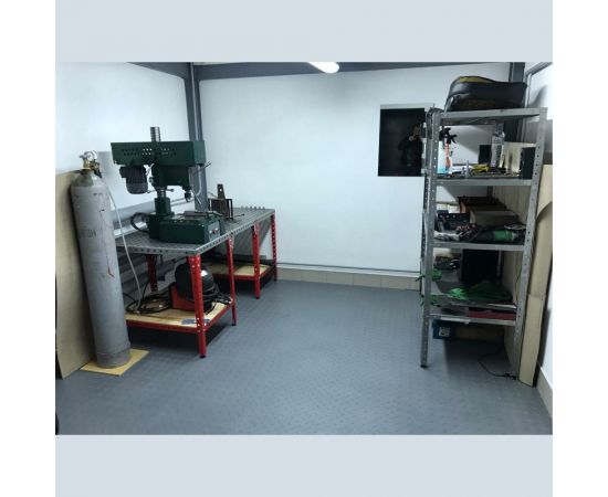 Модульное напольное покрытие ПластФактор SENSOR RICE-5-500-500, Ral 7037, 14 шт. 4627080342866 – изображение 4