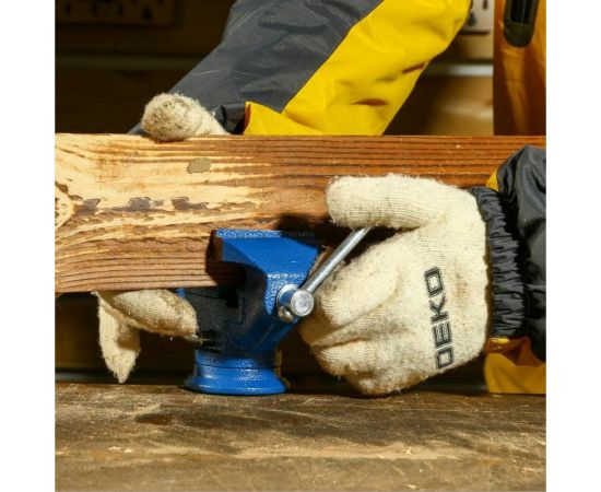 Слесарные тиски DEKO CL08, настольные, поворотные, 60 мм 065-0960 – изображение 5