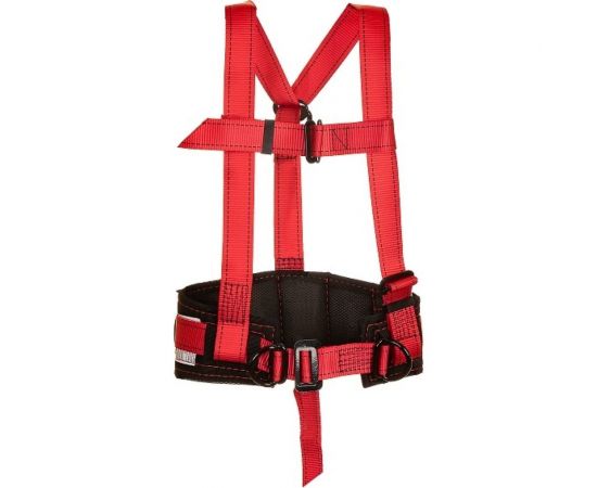 Удерживающая привязь с наплечными лямками Молот Строп А из полиамидной ленты с карабином К1 УС 2 АД 