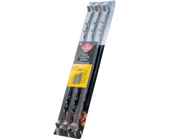 Набор шампуров Forester Слоны, для крупных кусков, 6 шт. RZ-600ELB 