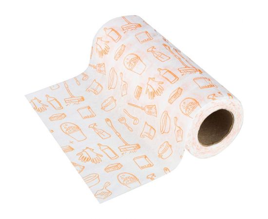 Хозяйственные салфетки Рыжий кот в рулоне 20 шт., с перфорацией, 25х30 см 008759 