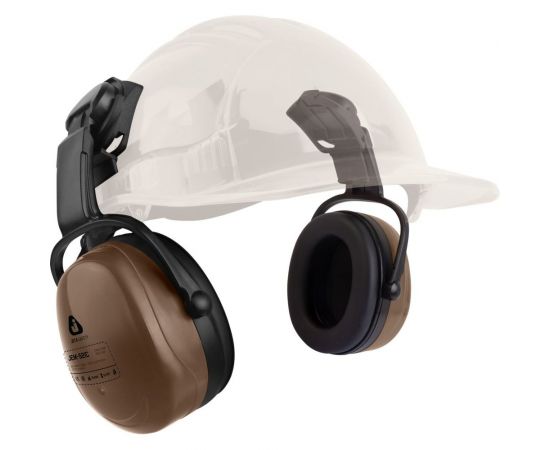 Противошумные наушники с разъемом на каску Jeta Safety Clamor 29 дБ коричневый JEM-521C 