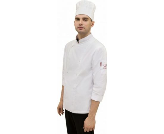 Мужской китель Tekca Line Максимо белый, р.48-50, рост 170-176 2004576036928 